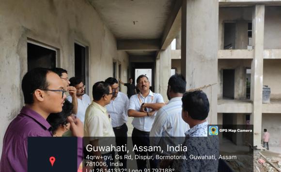 Inspection of 20 nos of schools under PMDevINE by Sr. Most Secretary, T&D Deptt. on 12/08/2025