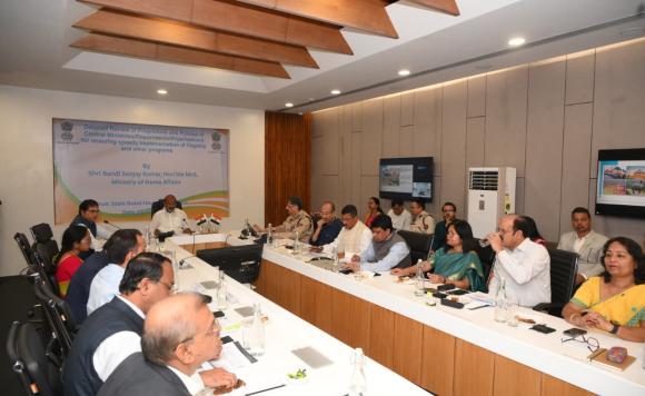 Review of Central Goverment's flagship and other programs by Shri Bandi Sanjay Kumar, MoS, MHA  05/03/2026